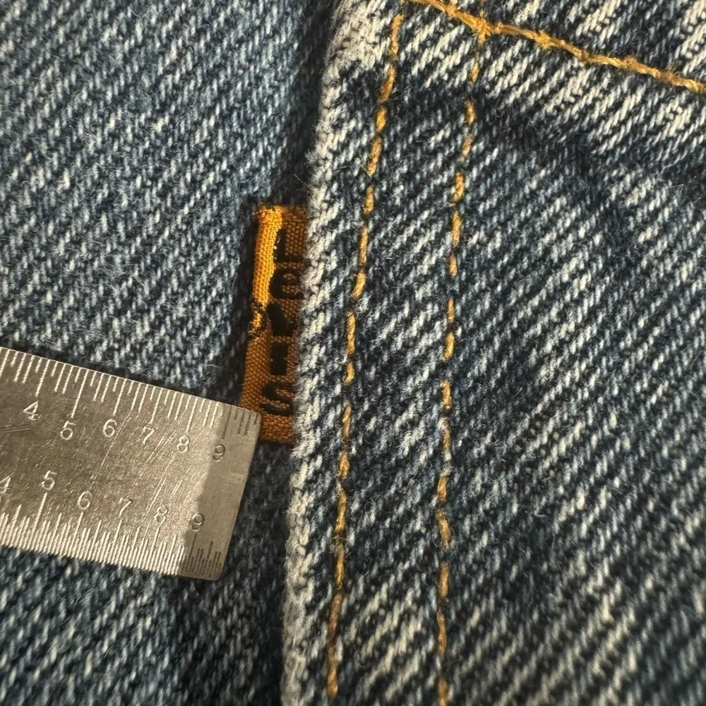 Levi’s 550 Vtg 1996 orange tab Men's Blue Tapered Relaxed Fit Denim Jeans 33x32